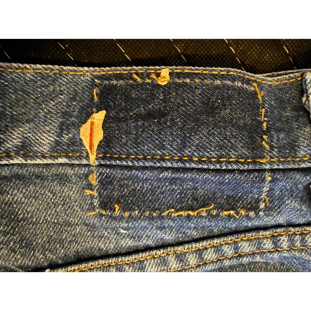 Levi's 517 Bootcut Jeans Mens W34 L36 Blue Red Tab Y2K Vintage Denim